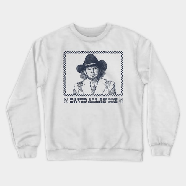 David Allan Coe //// Retro Style Fan Design Crewneck Sweatshirt by DankFutura